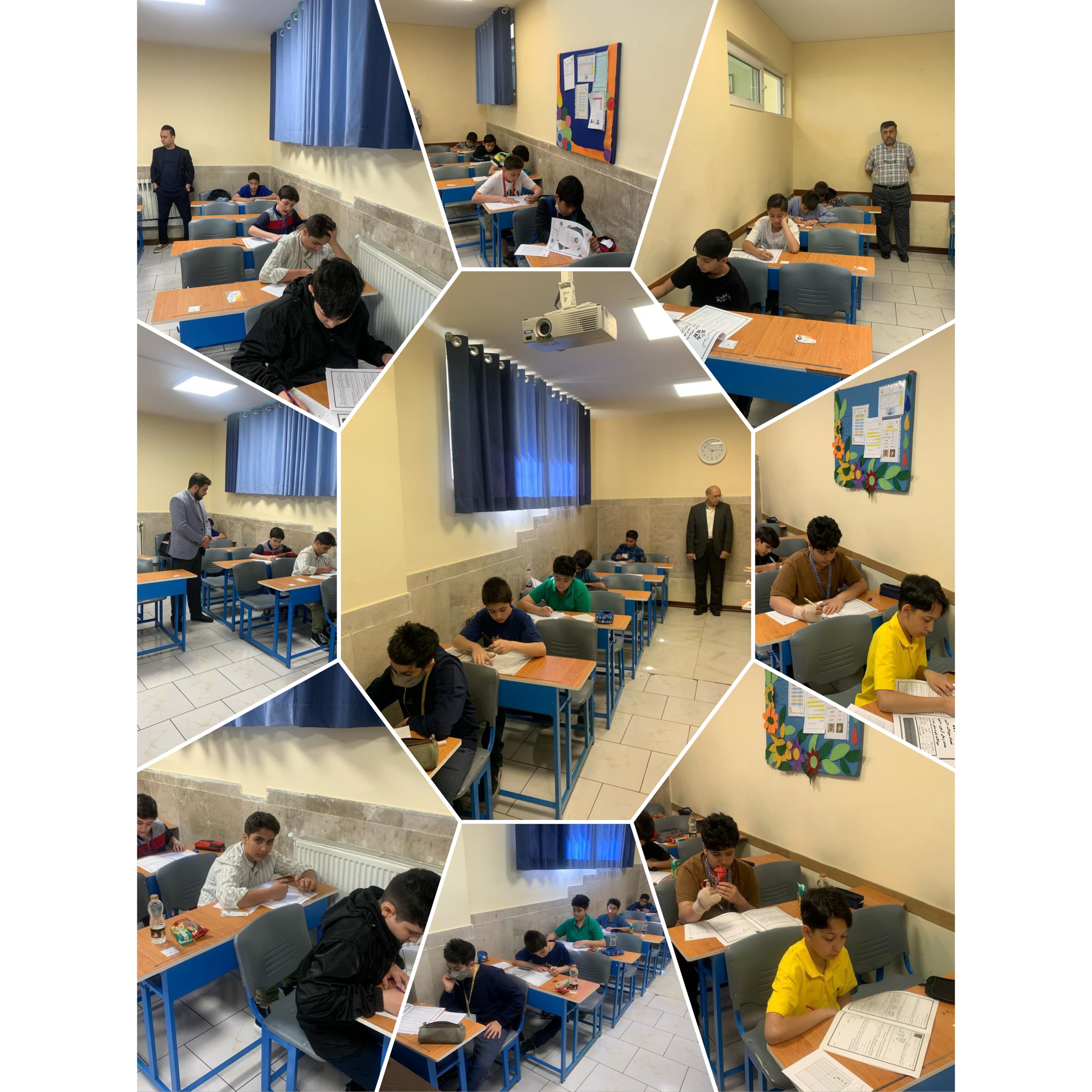 برگزاری آزمون ورودی پایه هفتم