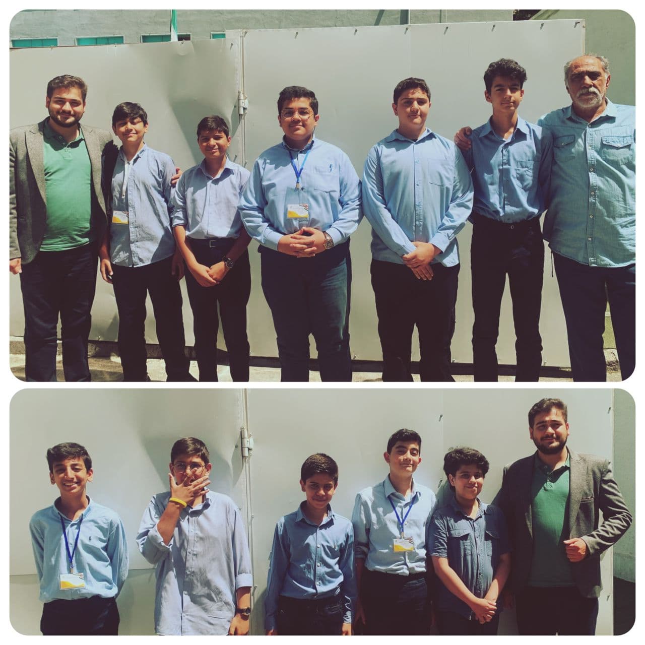 عکس یادگاری با نفرات برتر آزمون مرآت
