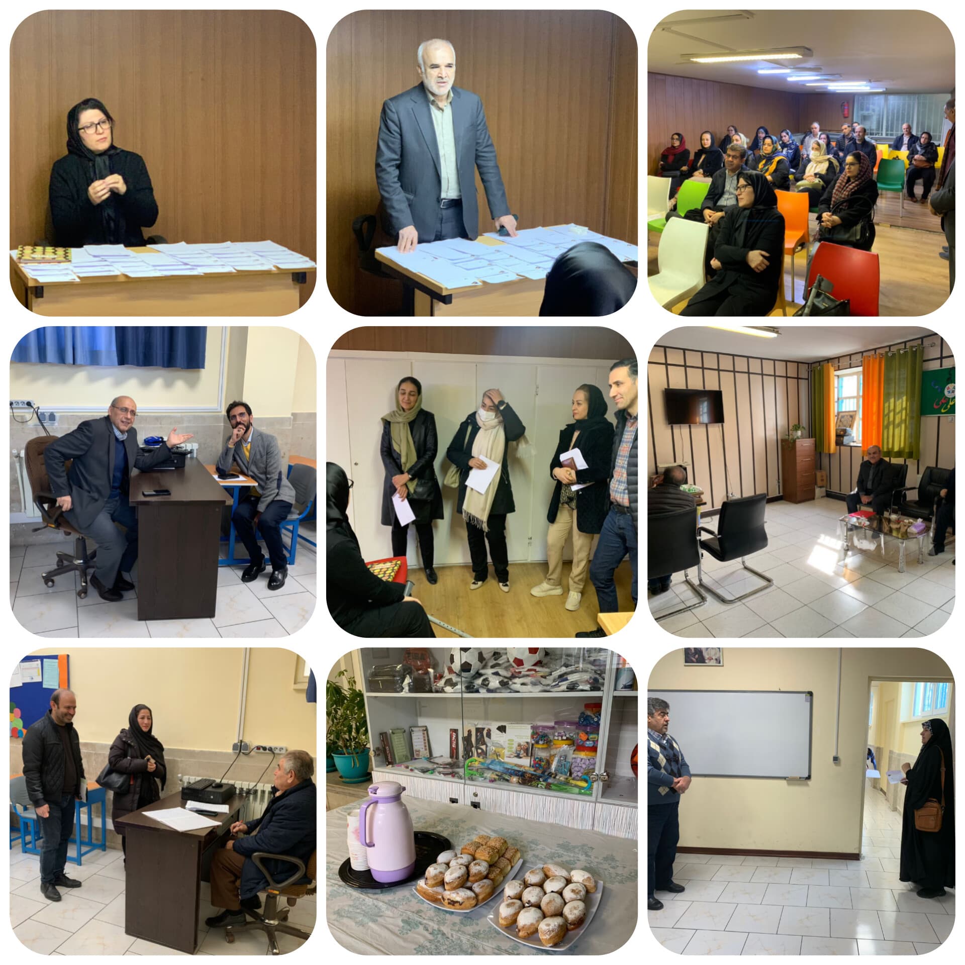 جلسه هم اندیشی و ارائه کارنامه نوبت اول دبیرستان توسعه